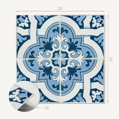 Pvc fliesen Ornamentales Fliesenmuster in eleganter Ausführung
