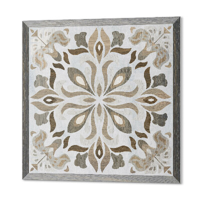 Vinyl fliesen selbstklebend Symmetrisches Blumenmuster