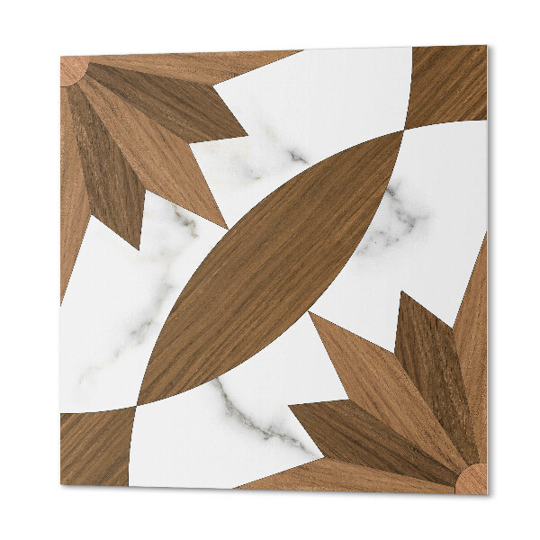 Pvc fliesen Holzmotive im geometrischen Stil