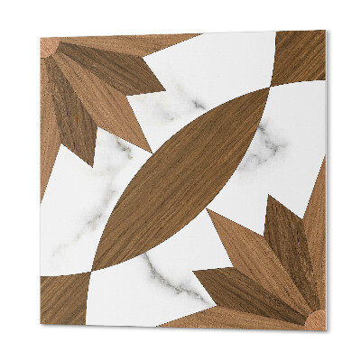 Pvc fliesen Holzmotive im geometrischen Stil