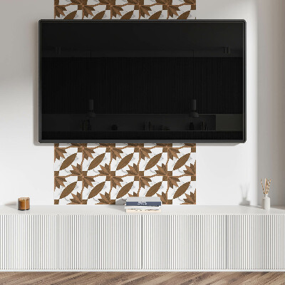 Pvc fliesen Holzmotive im geometrischen Stil