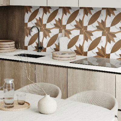 Pvc fliesen Holzmotive im geometrischen Stil