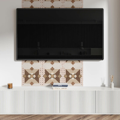 Vinyl fliesen selbstklebend Ornamentales Mosaik im unverwechselbaren Stil