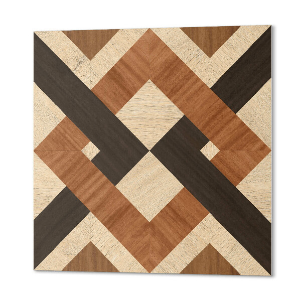 Vinyl fliesen Holzformen in Geometrie