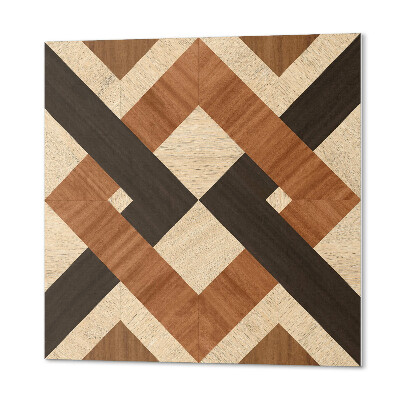 Vinyl fliesen Holzformen in Geometrie