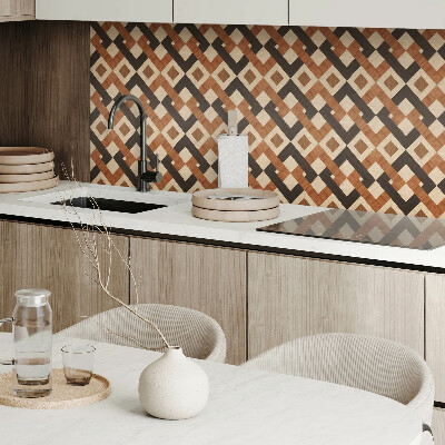Vinyl fliesen Holzformen in Geometrie