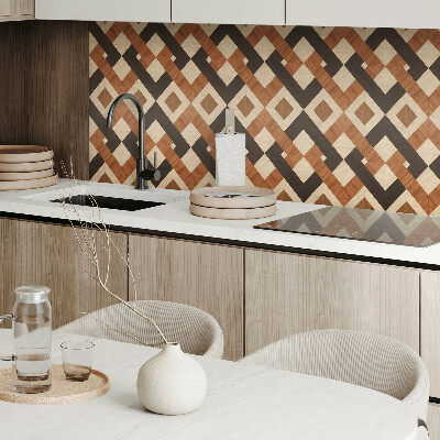 Vinyl fliesen Holzformen in Geometrie