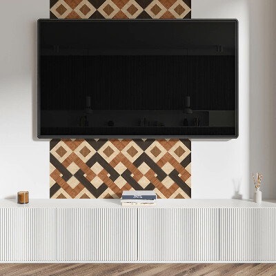 Vinyl fliesen Holzformen in Geometrie