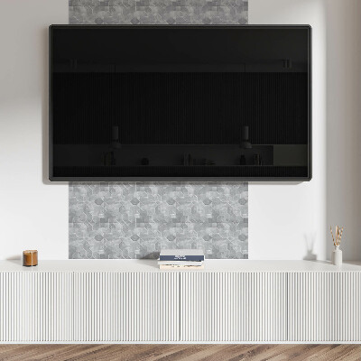 Pvc fliesen Mosaik-Sechseckmuster im modernen Stil