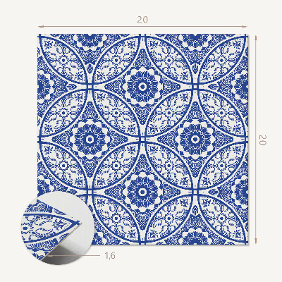 Vinyl fliesen selbstklebend Blumendetailmotiv