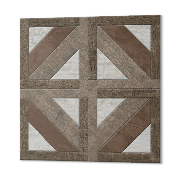 Vinyl fliesen Holzformen in einer Betonform