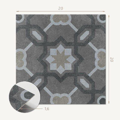 Pvc fliesen Geometrie im modischen Fliesenmuster