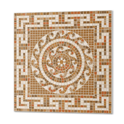 Pvc fliesen Kreisförmiges Mosaikmotiv