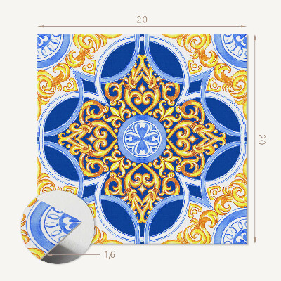 Vinyl fliesen Blumenmotiv im Design