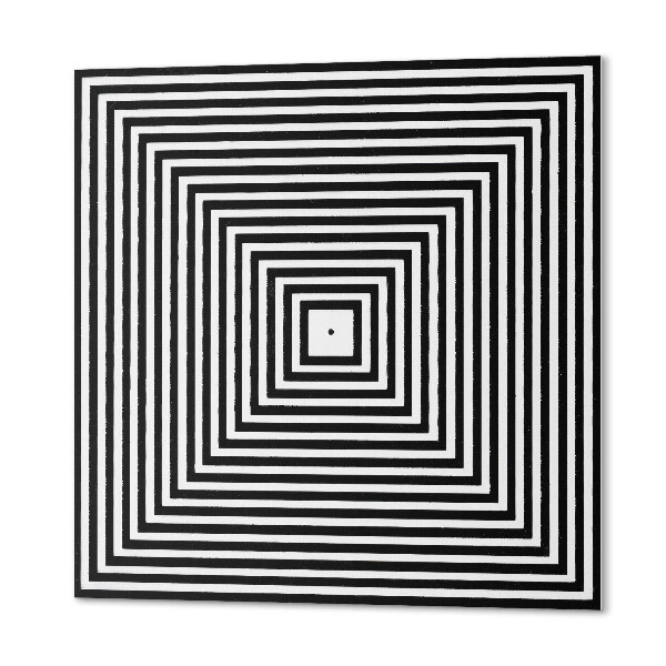 Vinyl fliesen Quadratisches konzentrisches Linienmotiv