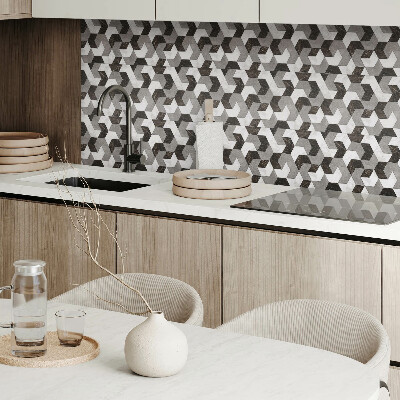 Pvc fliesen Abstrakte Formen im geometrischen Stil