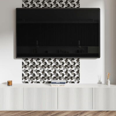 Pvc fliesen Abstrakte Formen im geometrischen Stil