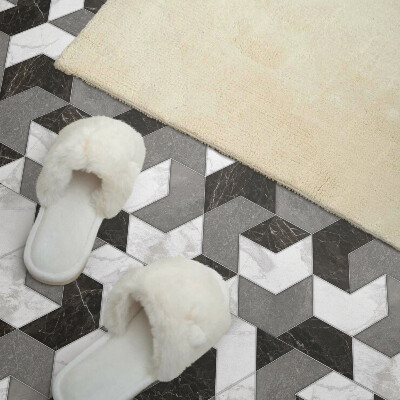 Pvc fliesen Abstrakte Formen im geometrischen Stil