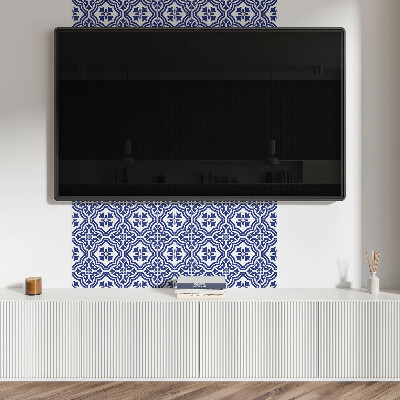 Pvc fliesen Gefliestes Pflanzenmotiv im Stil