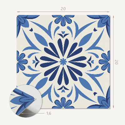 Pvc fliesen Blumenmuster