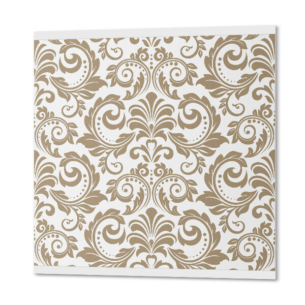 Vinyl fliesen selbstklebend Ornament mit Pflanzenmotiven