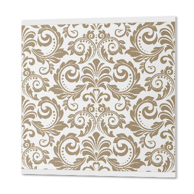 Vinyl fliesen selbstklebend Ornament mit Pflanzenmotiven