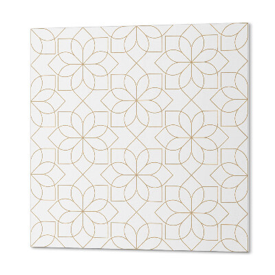 Pvc fliesen Blumenmuster in geometrischen Formen