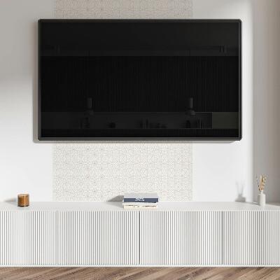 Pvc fliesen Blumenmuster in geometrischen Formen
