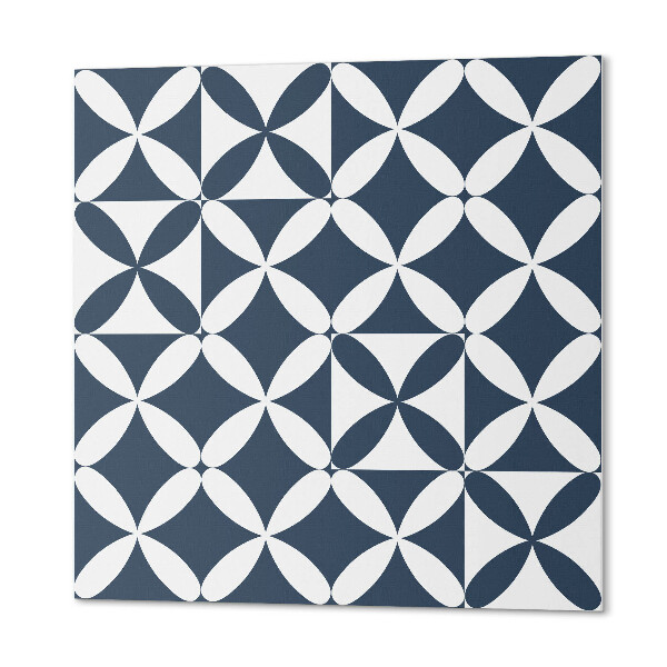 Pvc fliesen Blumenmuster in geometrischen Formen