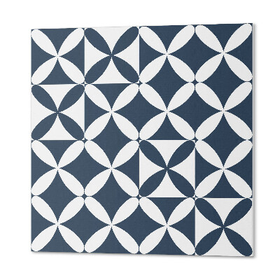 Pvc fliesen Blumenmuster in geometrischen Formen