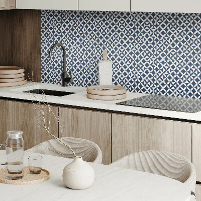 Pvc fliesen Blumenmuster in geometrischen Formen
