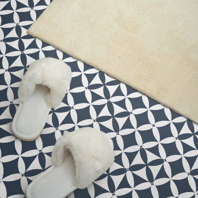 Pvc fliesen Blumenmuster in geometrischen Formen