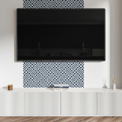 Pvc fliesen Blumenmuster in geometrischen Formen