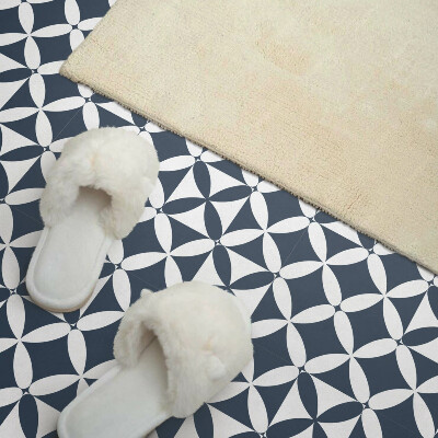 Pvc fliesen Blumenmuster in geometrischen Formen