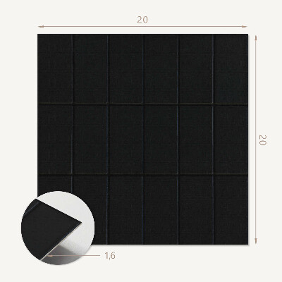 Pvc fliesen Rechteckmuster im geometrischen Stil