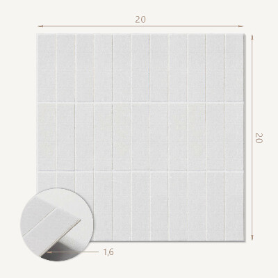 Vinyl fliesen einheitliches Mosaik