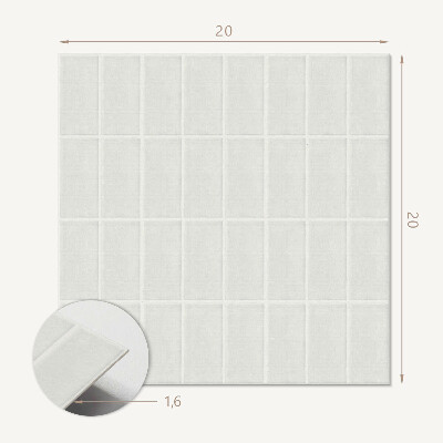 Pvc fliesen Minimalistisches Mosaik aus Rechtecken