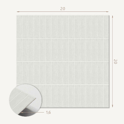 Vinyl fliesen Geometrische Rechtecke in harmonischer Komposition