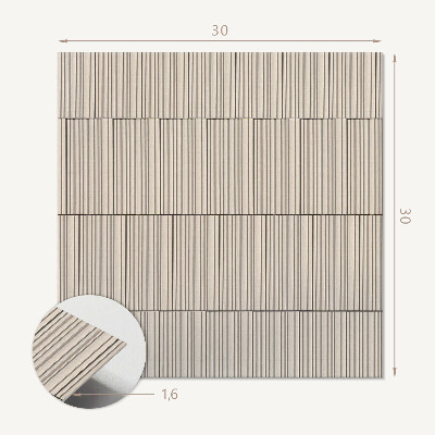 Vinyl fliesen selbstklebend Muster paralleler Linien