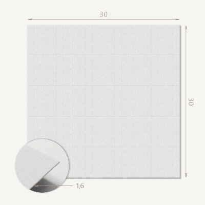 Vinyl fliesen Schlichte Fliesenmuster im minimalistischen Stil