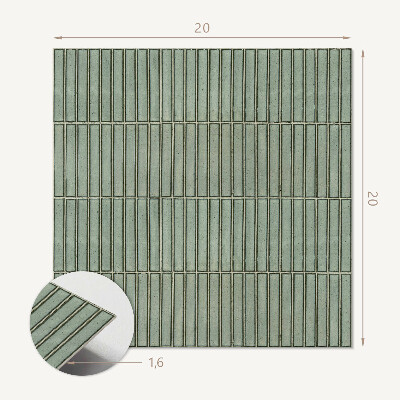Pvc fliesen Stilvolle rechteckige Fliesen