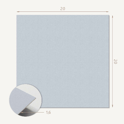 Vinyl fliesen selbstklebend Stilvolles hellblaues Design