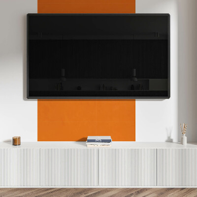 Vinyl fliesen Orangefarbenes Farbmuster