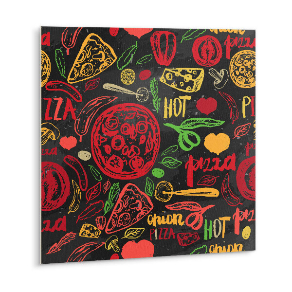 Vinyl fliesen selbstklebend Fast-Food-Pizza-Themen