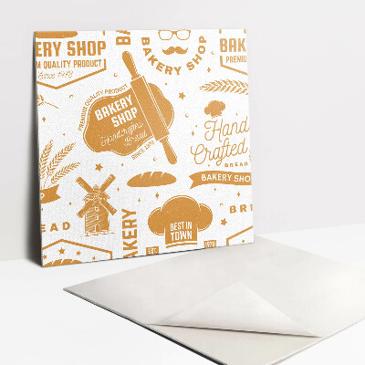 Selbstklebende vinyl fliesen Thema Bäckerei