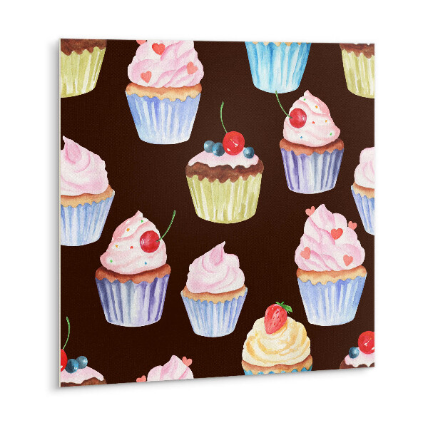 Vinyl fliesen Cartoon-Cupcakes