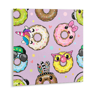 Vinyl fliesen Cartoon-Donuts Donuts