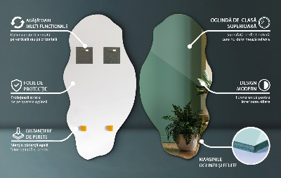 Ausgefallene spiegel modisches Accessoire