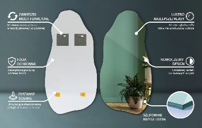 Spiegel unförmig moderner Stil