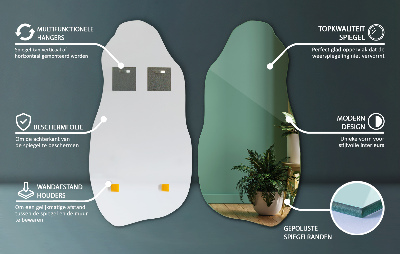 Spiegel unförmig moderner Stil